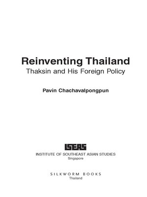 cover image of Reinventing Thailand